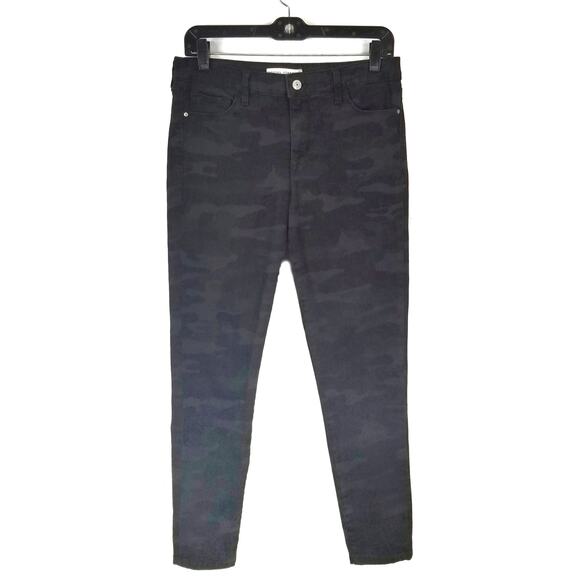 Sanctuary Denim - Social Standard by Sanctuary Women's Gray Black Camo Ankle Skinny Jeans Size 6